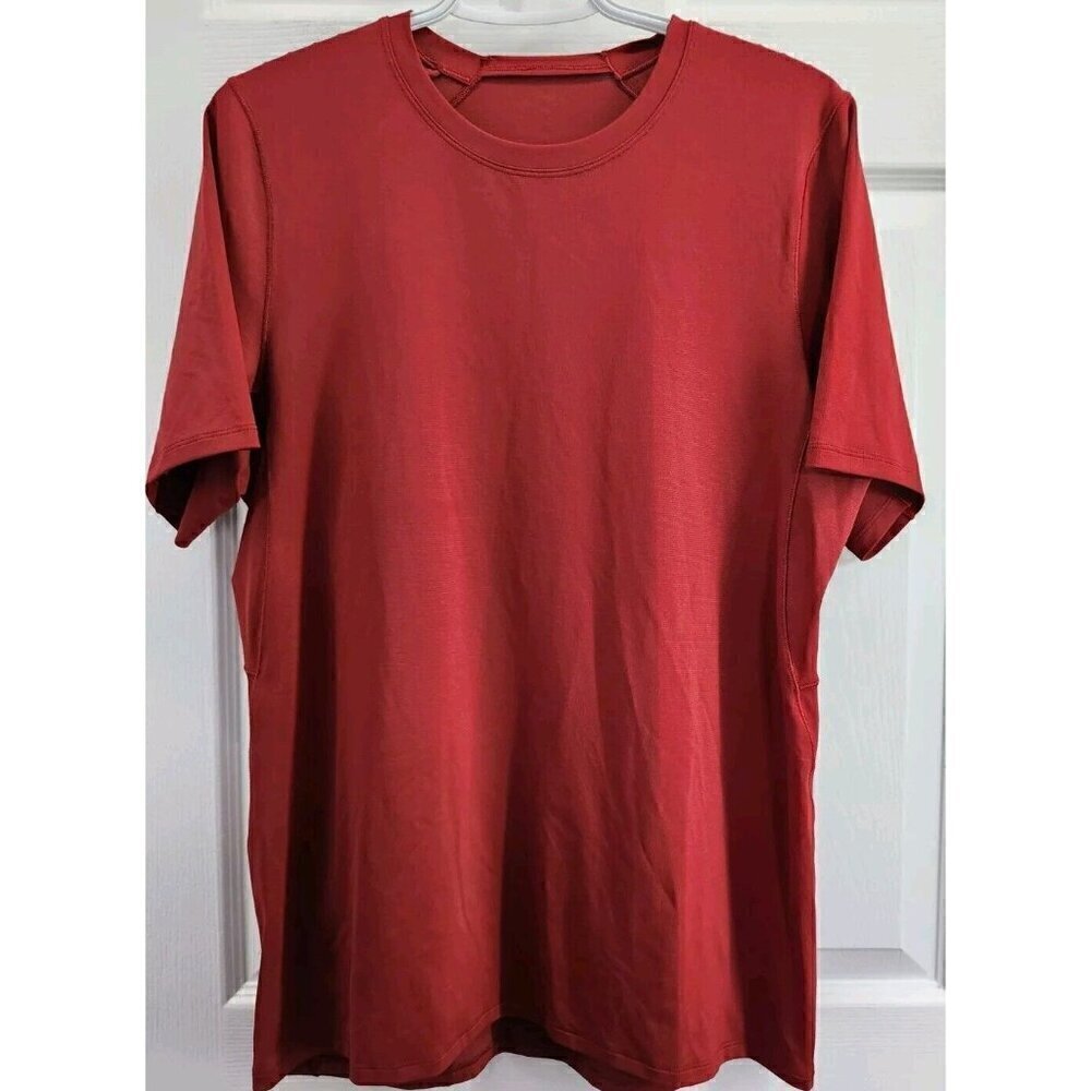 Lululemon Mens Pack 'N Dash Short Sleeve Game Day Red Size Medium